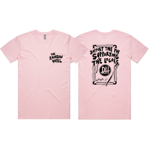 Pool Table Tee - Pink Thumbnail